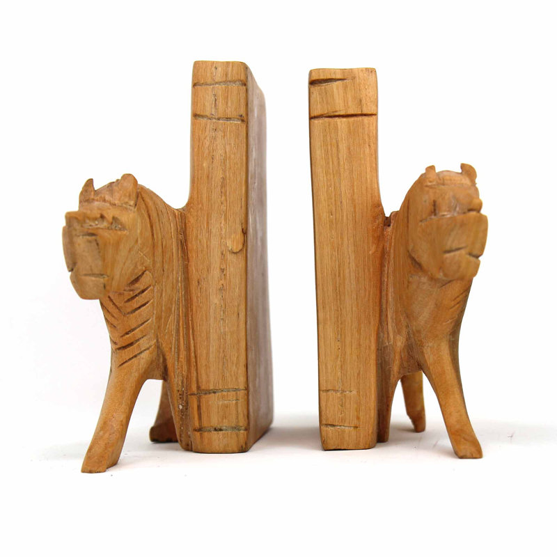 Dakota Fields Handmade Jacaranda Wood Safari Bookends Wayfair
